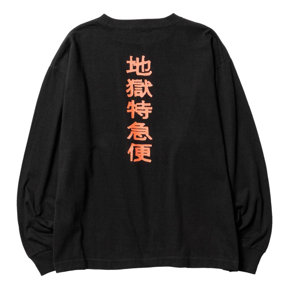 FLAGSTUFF Hell Express Style 2 Long Sleeve T-Shirt - Black | Anime Streetwear, Casual Outfit for Men & Women | Perfect for Cosplay, Conventions & Everyday Wear