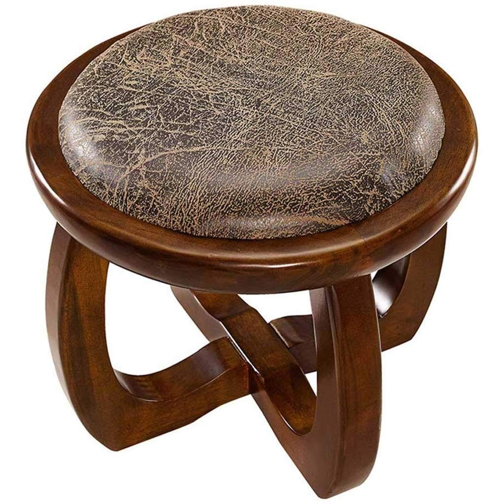 YCZDG Padded Vanity Stool with Fabric Cushion - Makeup Bench, Dressing Chair & Piano Seat for Bedroom, Bathroom & Beauty Salon | Comfortable Stool for Makeup, Hair Styling & Relaxation