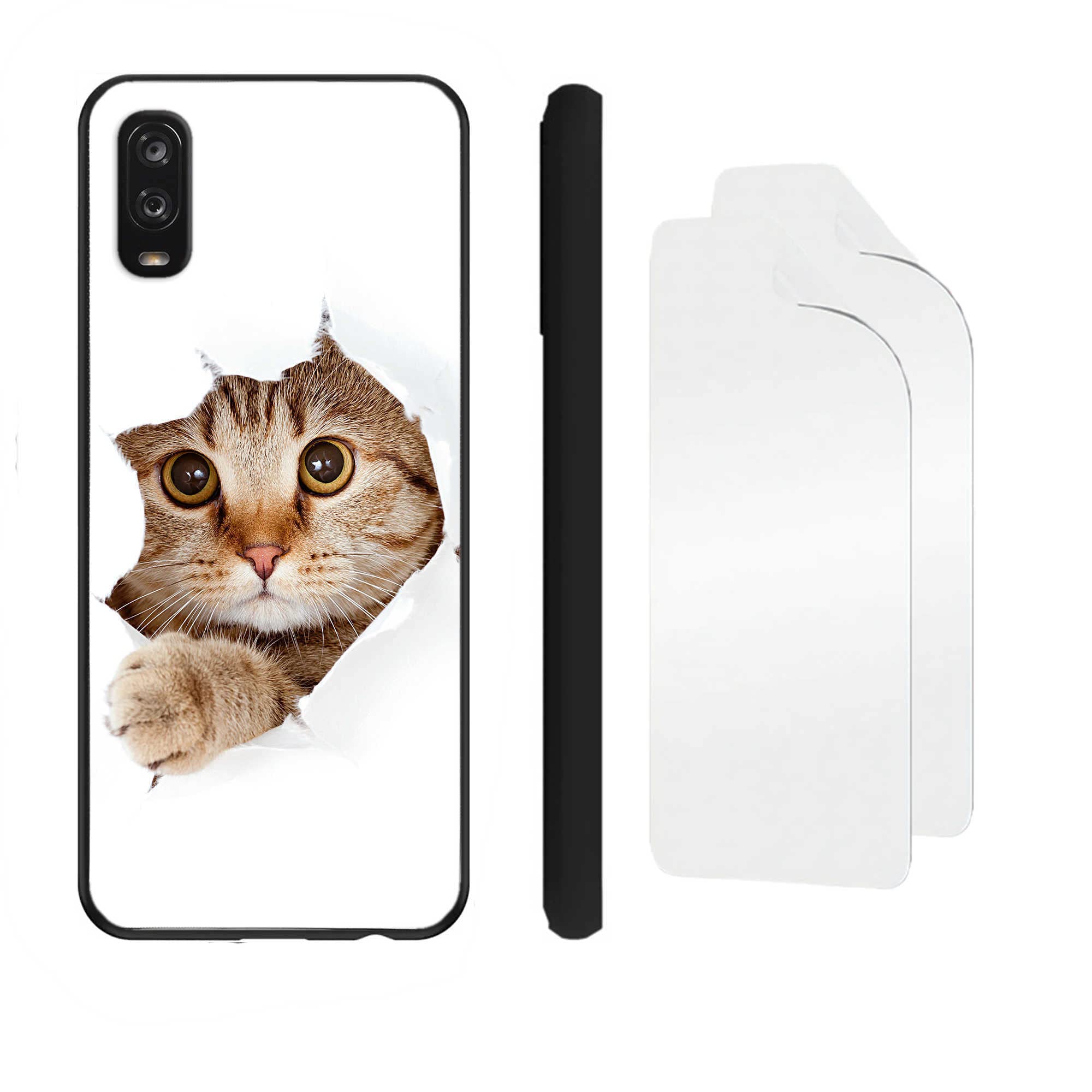 Jitterbug Smart 3 Phone Case & Lively Smart Case Cover with 2-Pack TPU Screen Protectors | Shockproof Protective Cover for Seniors | Perfect for Everyday Use & Travel Protection