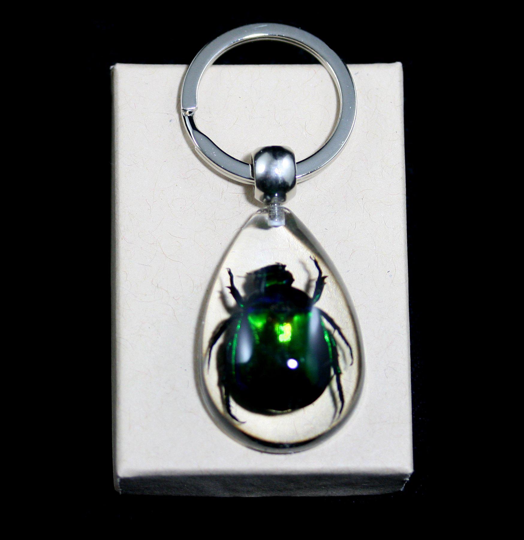 Rutelian Beetle Keychain - Unique Insect-Themed Keyring for Outdoor Enthusiasts & Nature Lovers | Perfect for Hiking, Camping & Backpacking Gear