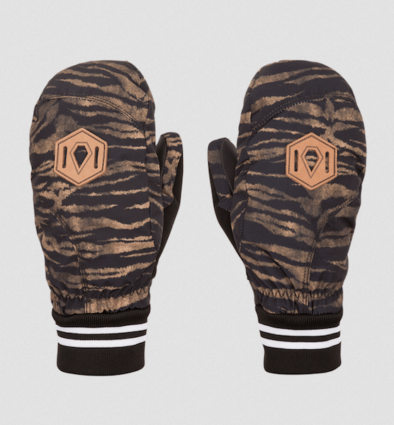 Volcom Women's Bistro Mitt - Warm Winter Gloves for Outdoor Activities, Skiing & Snowboarding | Soft Fleece Lining, Water-Resistant & Windproof Design
