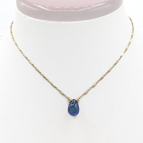 Tanzanite Birthstone Necklace for Women - December Birthday Jewelry Gift - 16 Inch Blue Teardrop Gemstone Pendant Necklace - Perfect for Anniversaries, Christmas & Special Occasions
