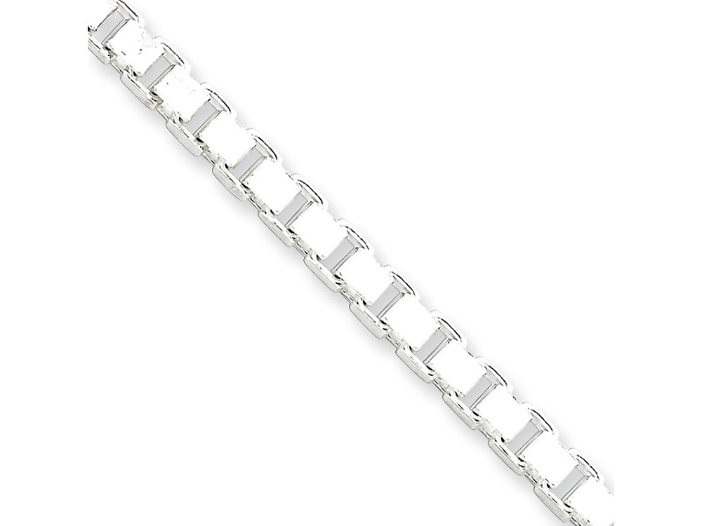 FJC Finejewelers 16 Inch Sterling Silver 4.5mm Box Chain Necklace for Women - Elegant Layering, Gift Giving & Everyday Wear