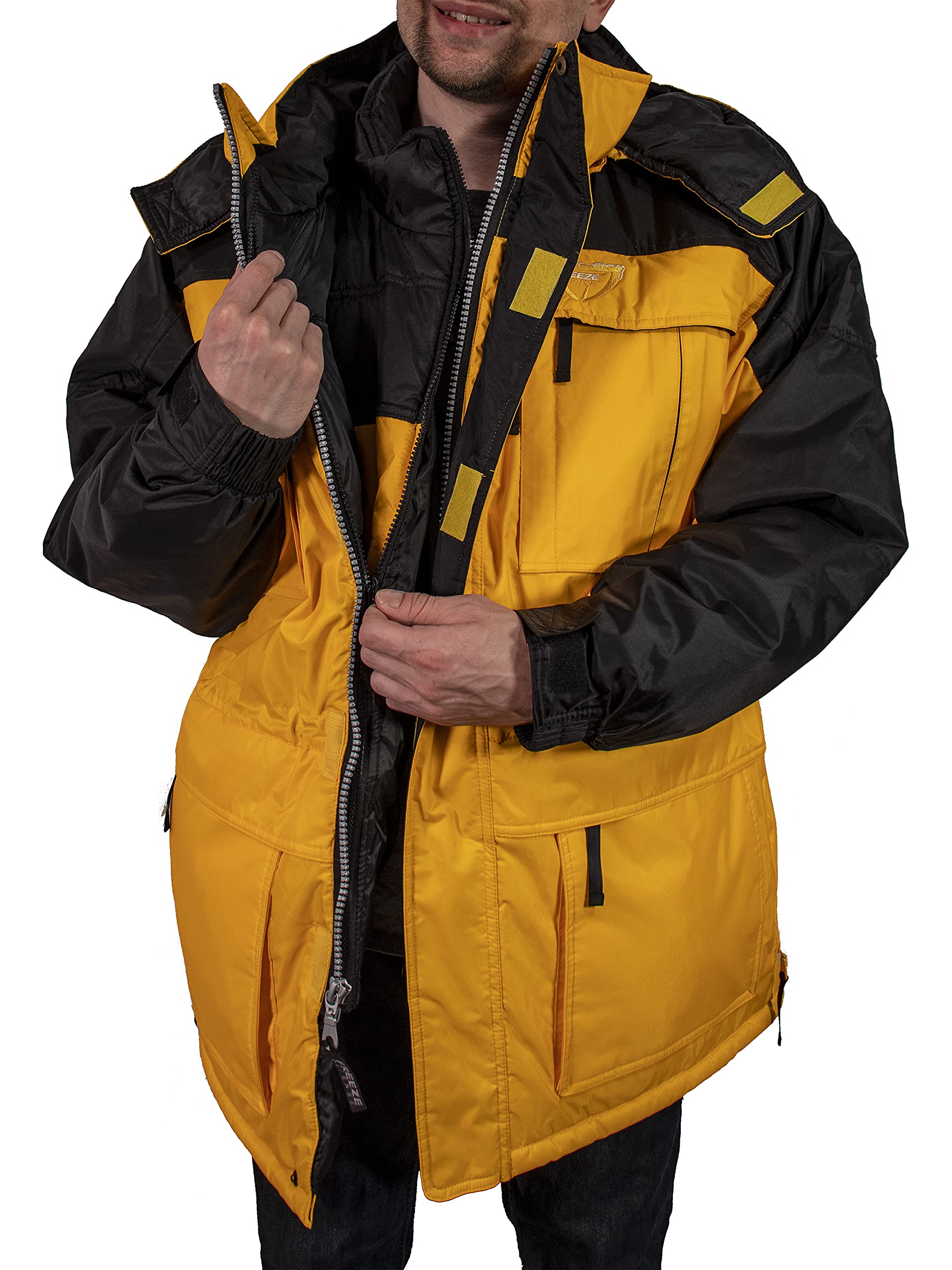3-in-1 Men's Winter Coat Jacket with Detachable Insulated Snow Vest - Waterproof Windproof Thermal Parka for Extreme Cold Weather - Perfect for Skiing, Snowboarding & Outdoor Winter Activities