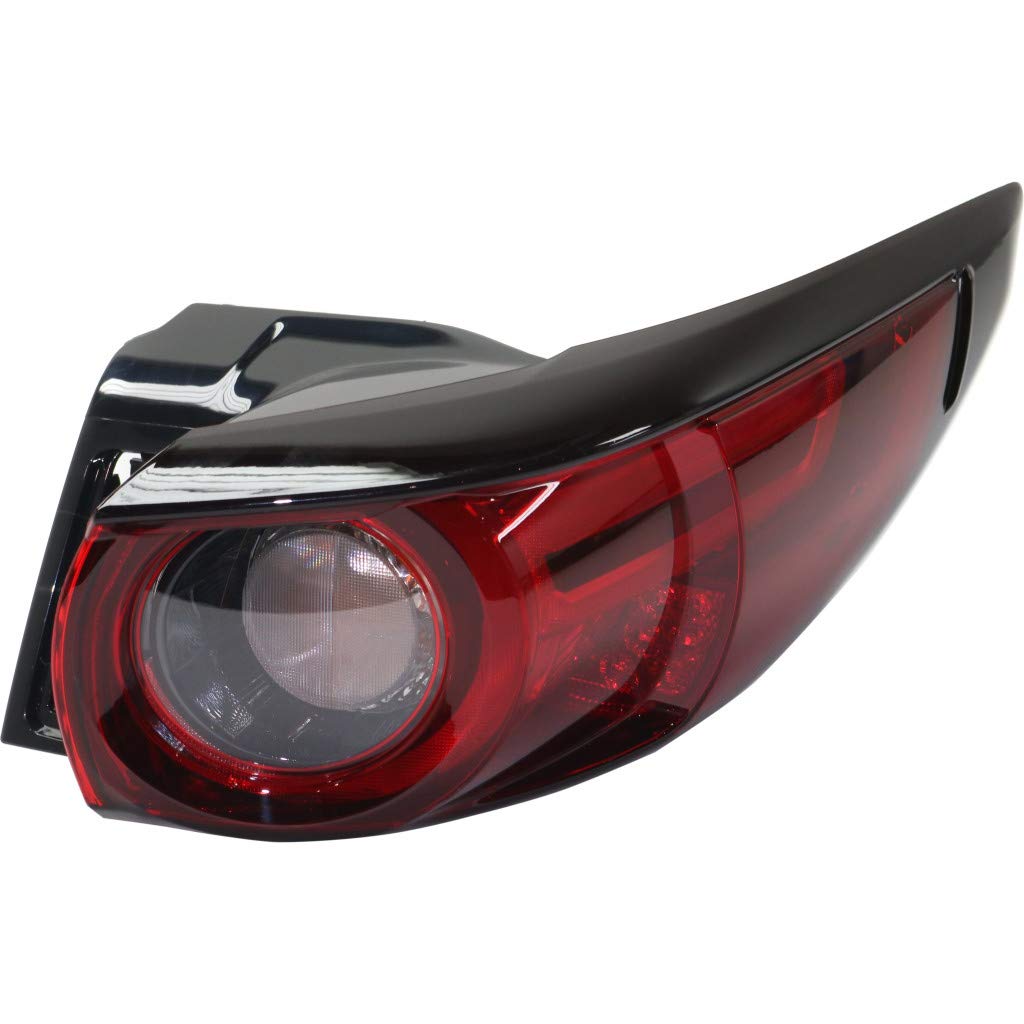 2017-2018 Mazda CX-5 Passenger Side Outer Tail Light with Signature LED & Bulbs - Replacement Part MA2805126 KB8B51150E | Perfect for Night Driving & Enhanced Vehicle Safety
