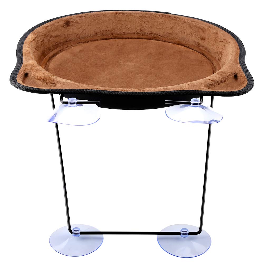 iFCOW Cat Window Hammock Bed with Suction Cups - Cozy Hanging Pet House for Cats - Perfect for Windowsill Lounging & Sunbathing