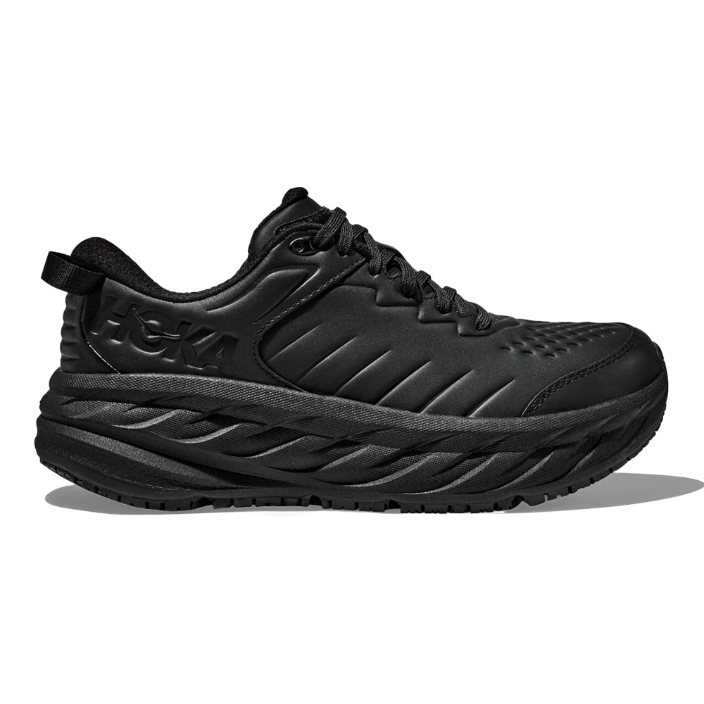 HOKA ONE ONE Bondi SR Men's Slip-Resistant Work Shoes - Non-Slip Safety Shoes for Nurses, Chefs & Restaurant Workers