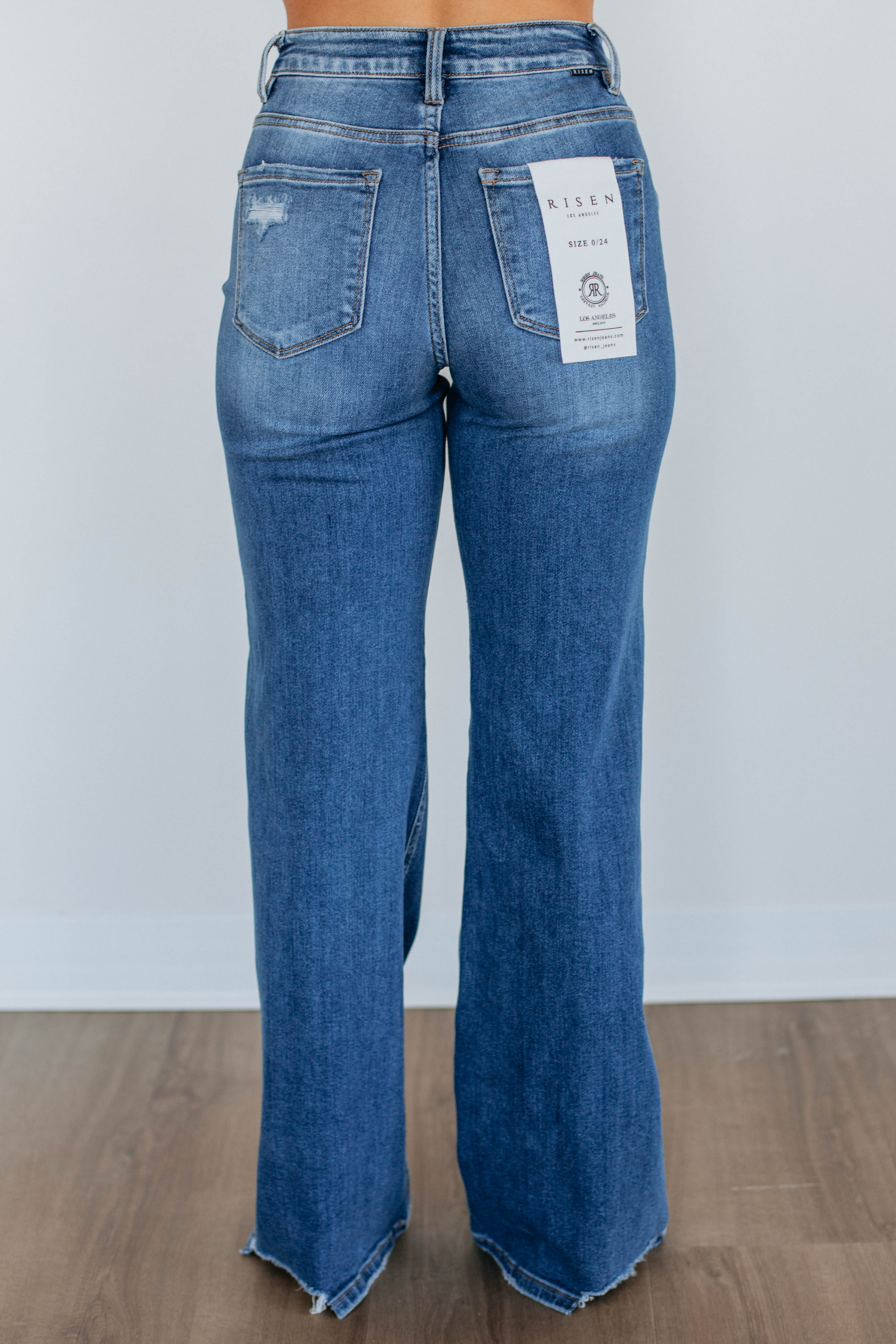 Adrian Risen Jeans for Women - High Waist Stretch Denim Pants | Comfortable & Stylish for Everyday Wear, Office, and Casual Outings