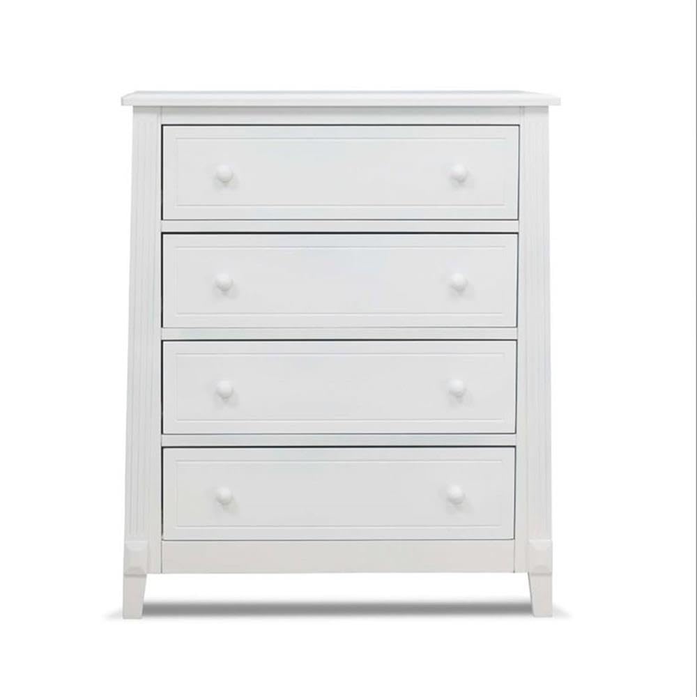Sorelle Furniture Berkley Baby Dresser - White Nursery Dresser with Drawers for Kids Bedroom, Infant Room & Child's Nightstand | Perfect for Organizing Baby Clothes, Diapers & Nursery Essentials
