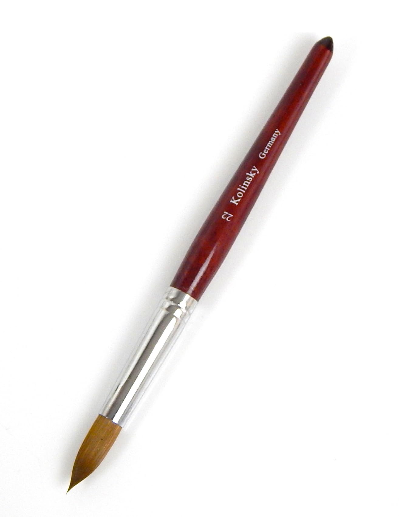 Kolinsky Round Nail Brush Size 22 - Professional Manicure & Pedicure Tool