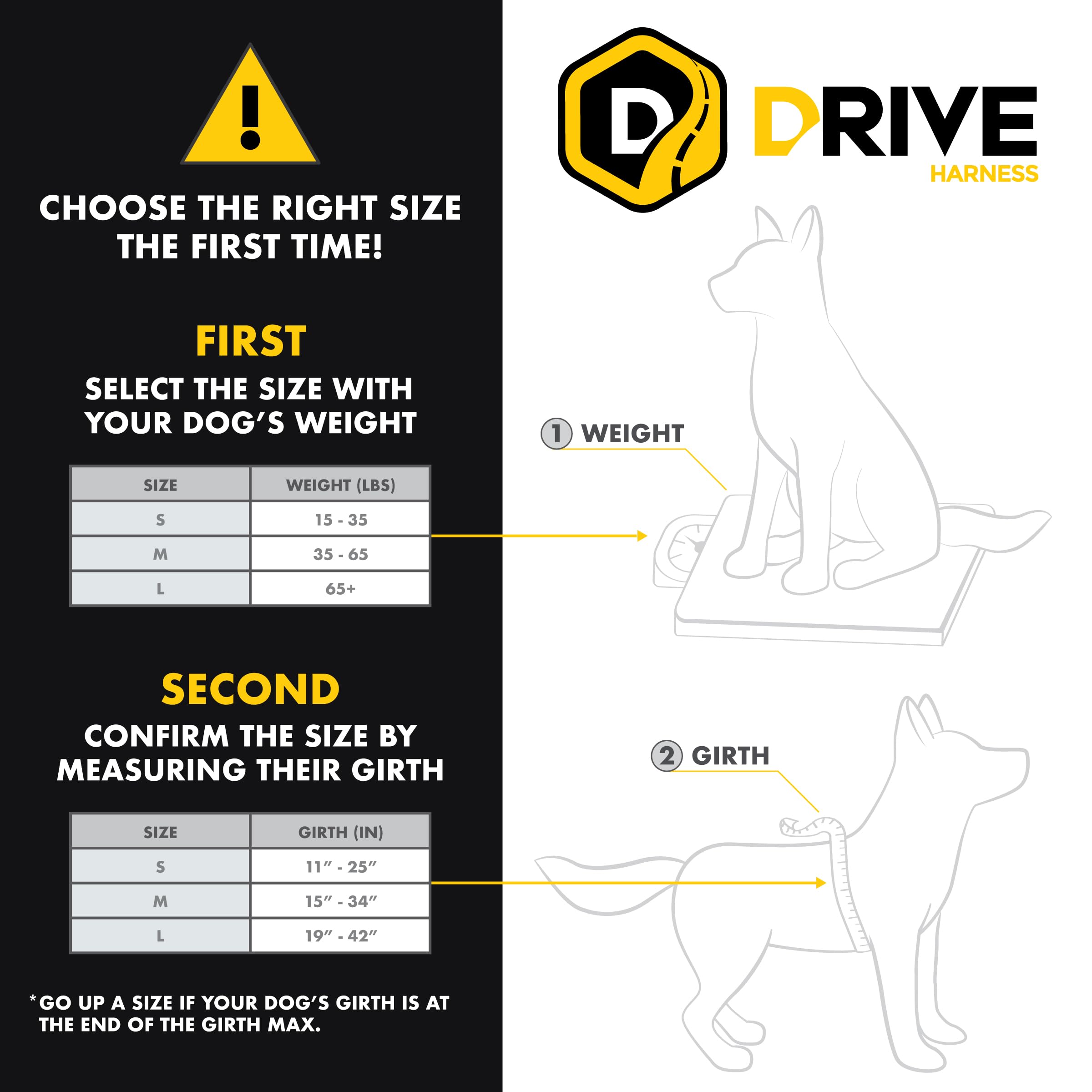 Ezydog Drive Crash Tested Dog Car Harness - FMVSS 213 Certified Adjustable Pet Seat Belt for Safe Travel with Padded Comfort (Medium) - Perfect for Road Trips, Vet Visits & Daily Commutes with Your Dog