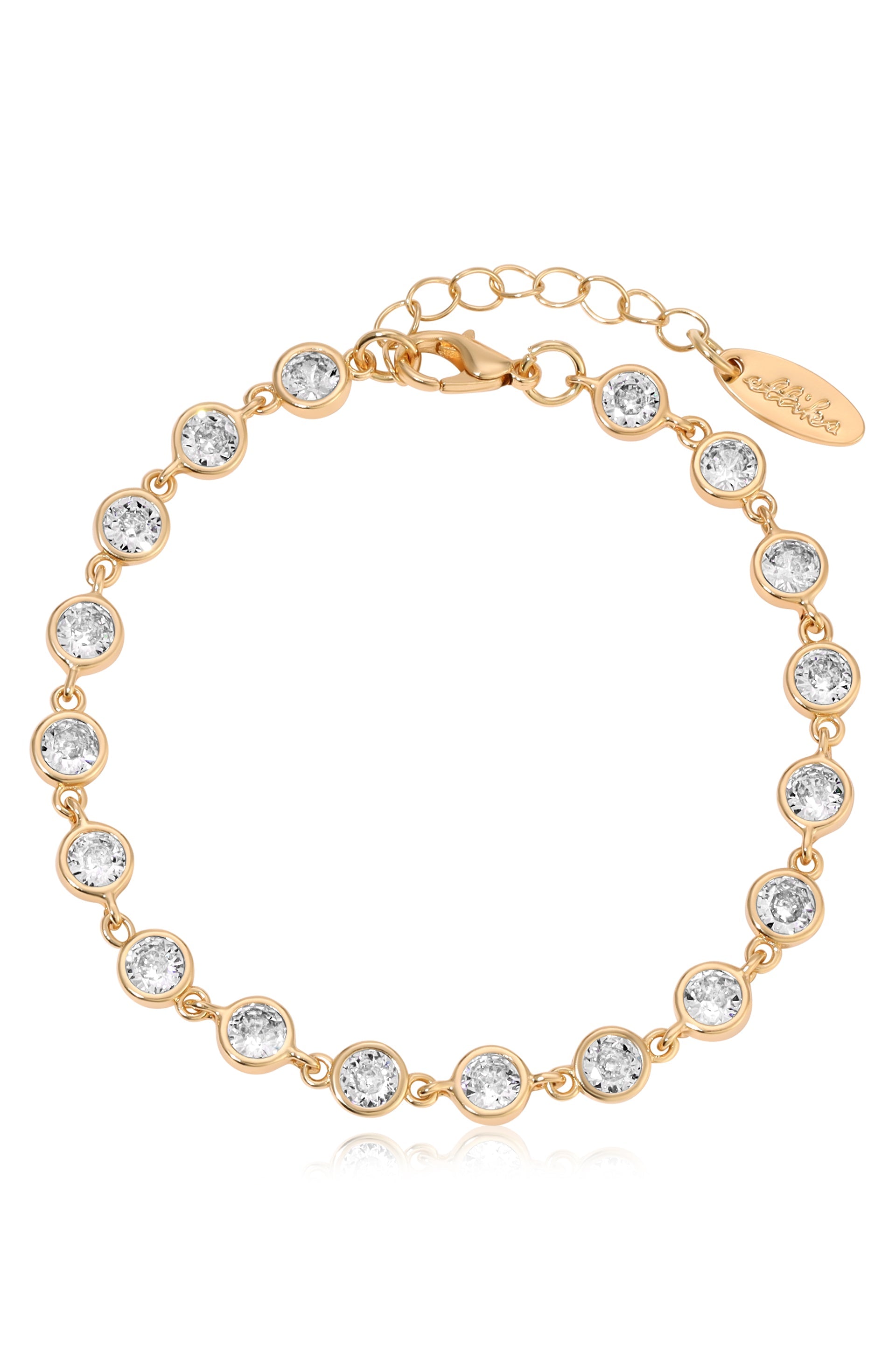 Everyday Crystal Link Bracelet for Women - Elegant Adjustable Beaded Jewelry Gift for Birthday, Anniversary & Special Occasions | Perfect for Office, Party & Daily Wear