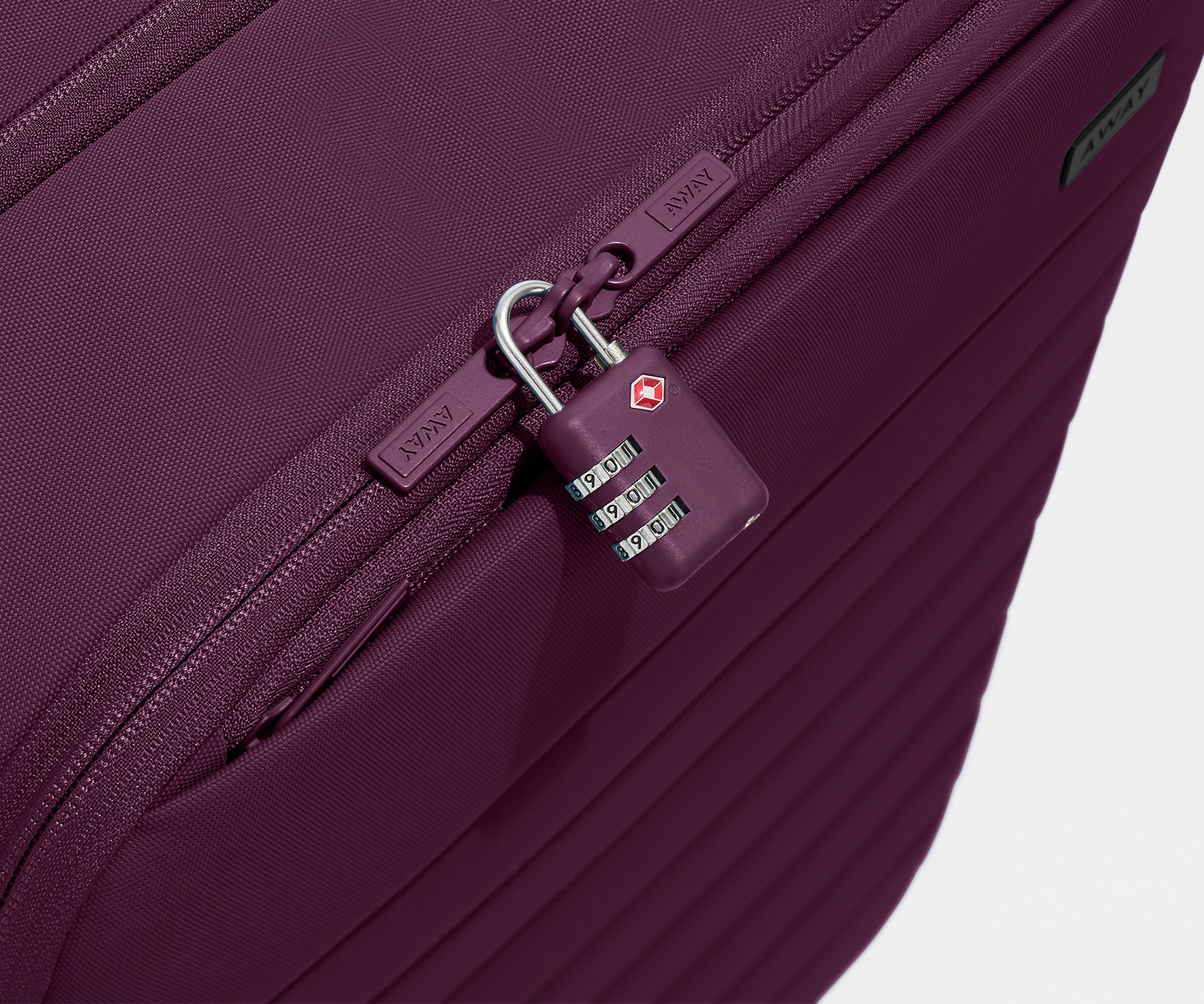 Premium Softside Medium Luggage in Elegant Plum Purple - Perfect for Travel, Business Trips & Weekend Getaways