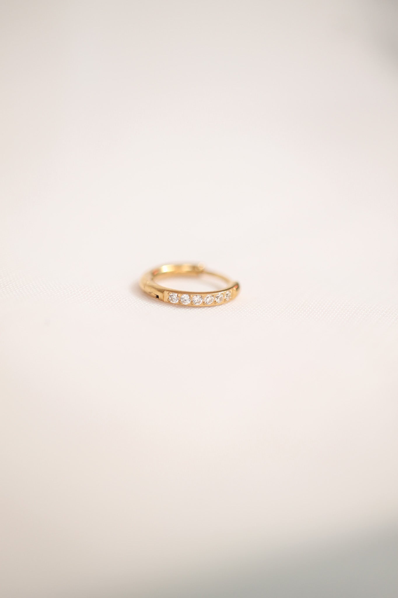 14K Gold Plated Micro Crystal Hoop Earrings - Elegant & Dainty Jewelry for Women, Perfect for Everyday Wear, Parties & Special Occasions