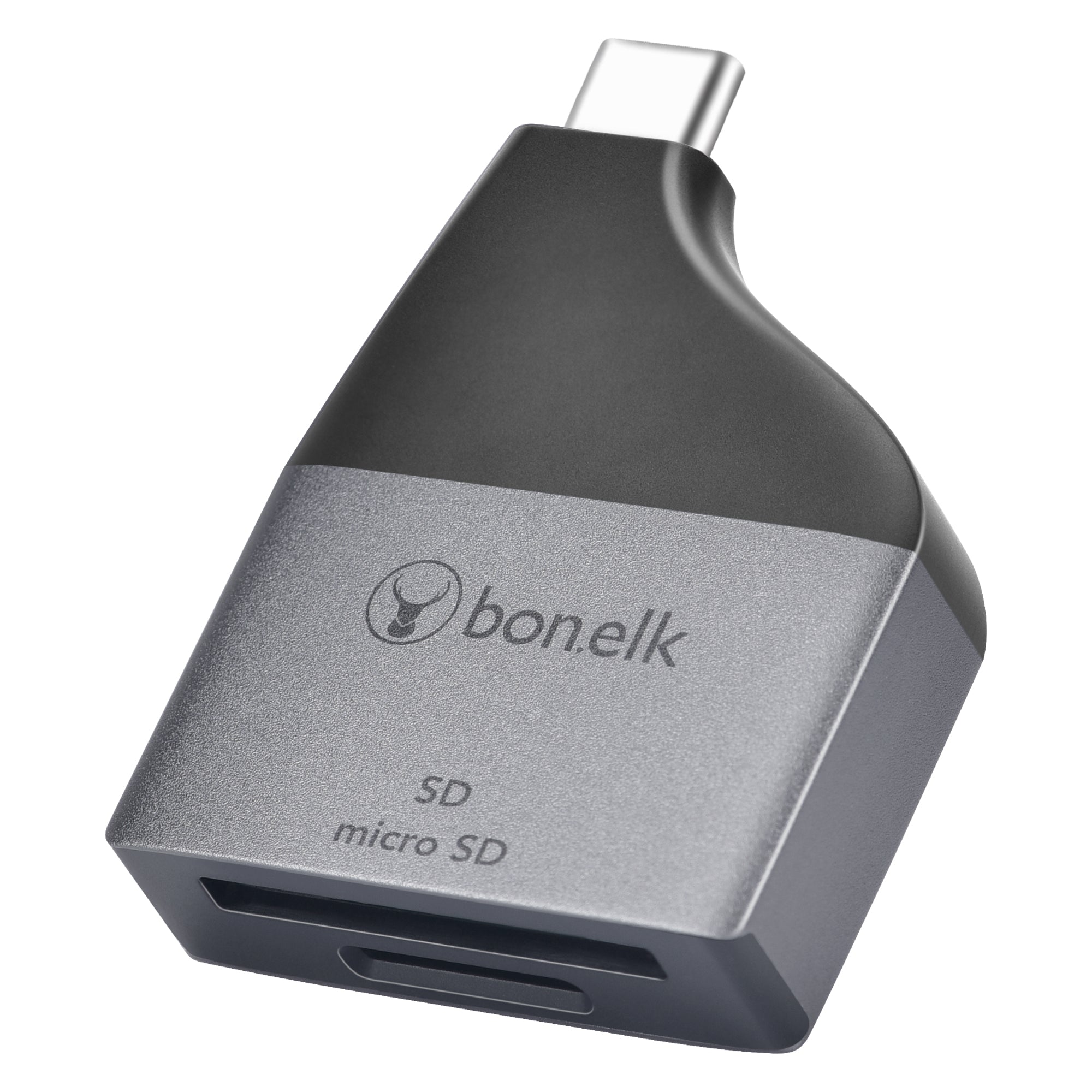 Bonelk USB C to MicroSD/SD Card Reader Adapter - Fast Data Transfer for Smartphones, Laptops, Cameras & More - Perfect for Travel, Photography & File Backup