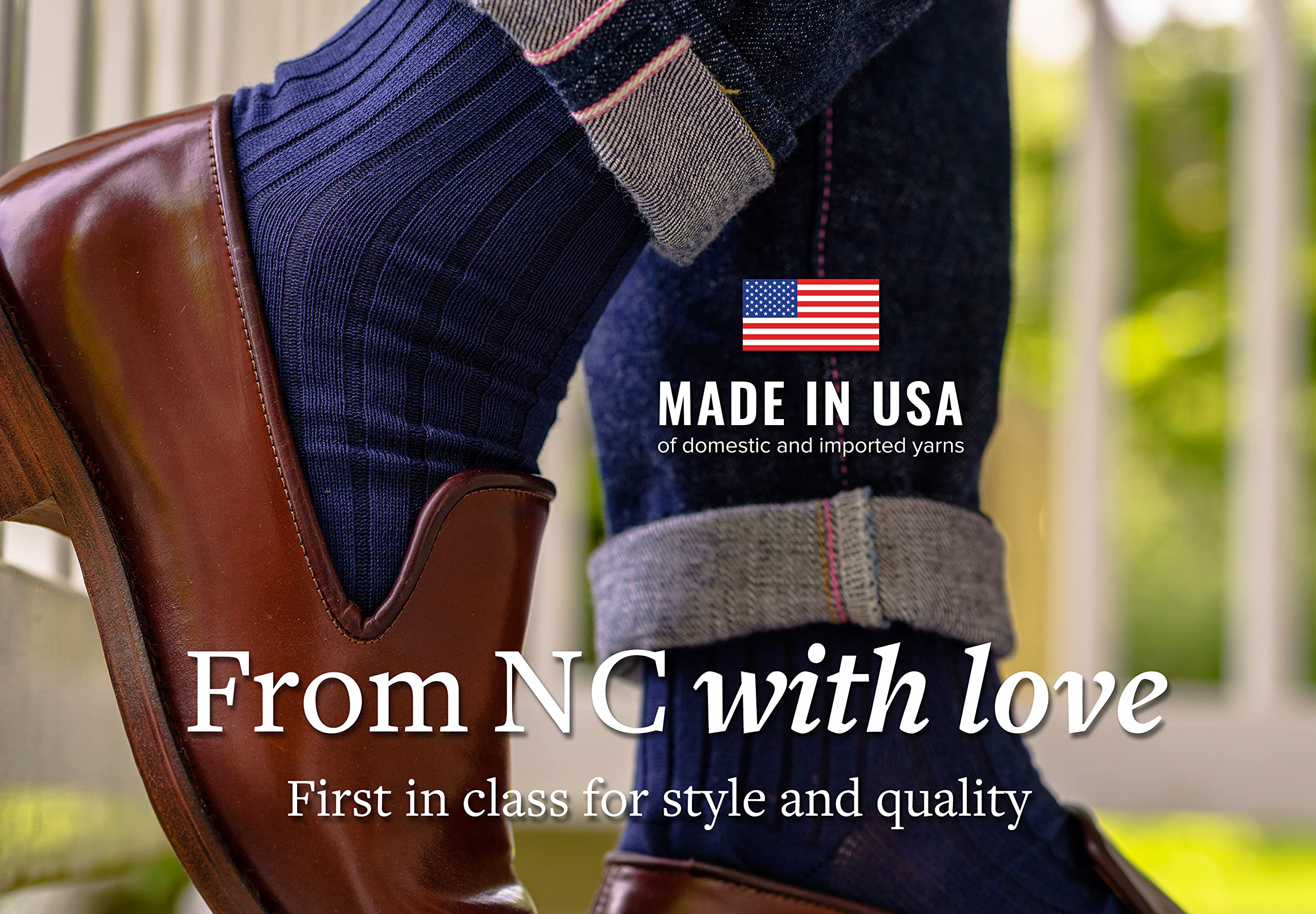 Premium Cotton Dress Socks for Men - Knee High Over The Calf Formal Socks - Breathable Business & Wedding Socks by Boardroom Socks - Perfect for Office, Formal Events & Special Occasions