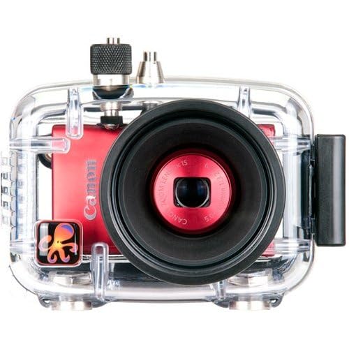 Ikelite 6243.13 Waterproof Underwater Camera Housing Case for Canon PowerShot ELPH 130 IS / IXUS 140 Digital Camera - Clear - Perfect for Scuba Diving, Snorkeling & Underwater Photography