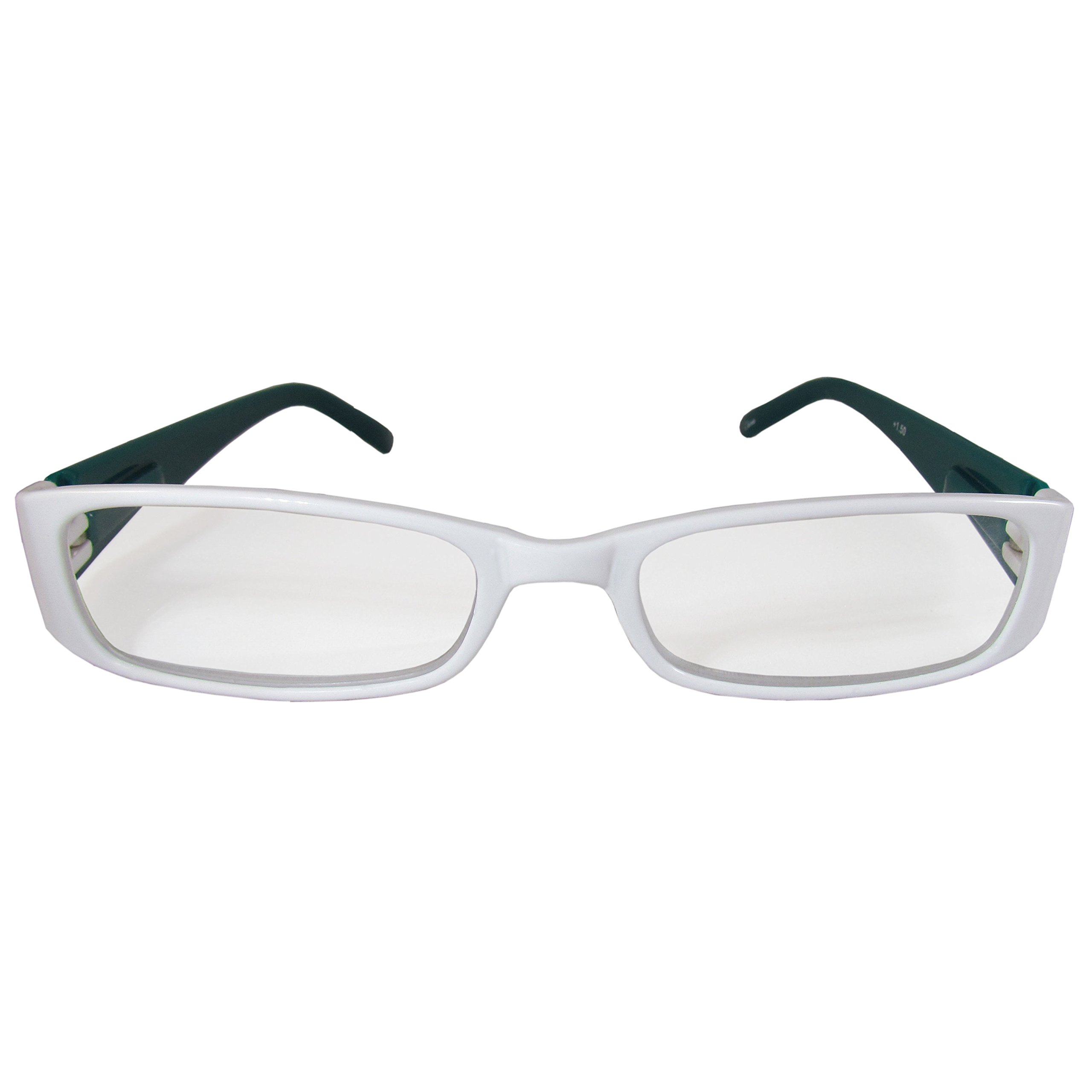 NFL Team Color Reading Glasses +1.25 Diopters - Stylish & Functional Eyewear for Football Fans | Perfect for Game Day, Reading, and Everyday Use