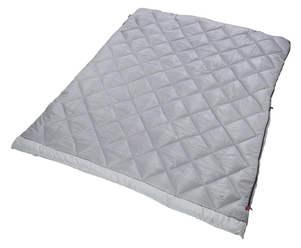 **Coleman 45°F Double Sleeping Bag - Queen Size XL for Big & Tall, 2-in-1 Separable Sleeping Bags, 3-Layer Comfort with Snag-Free Zipper & Stuff Sack, Machine Washable - Perfect for Camping, Backpacking & Outdoor Adventures**