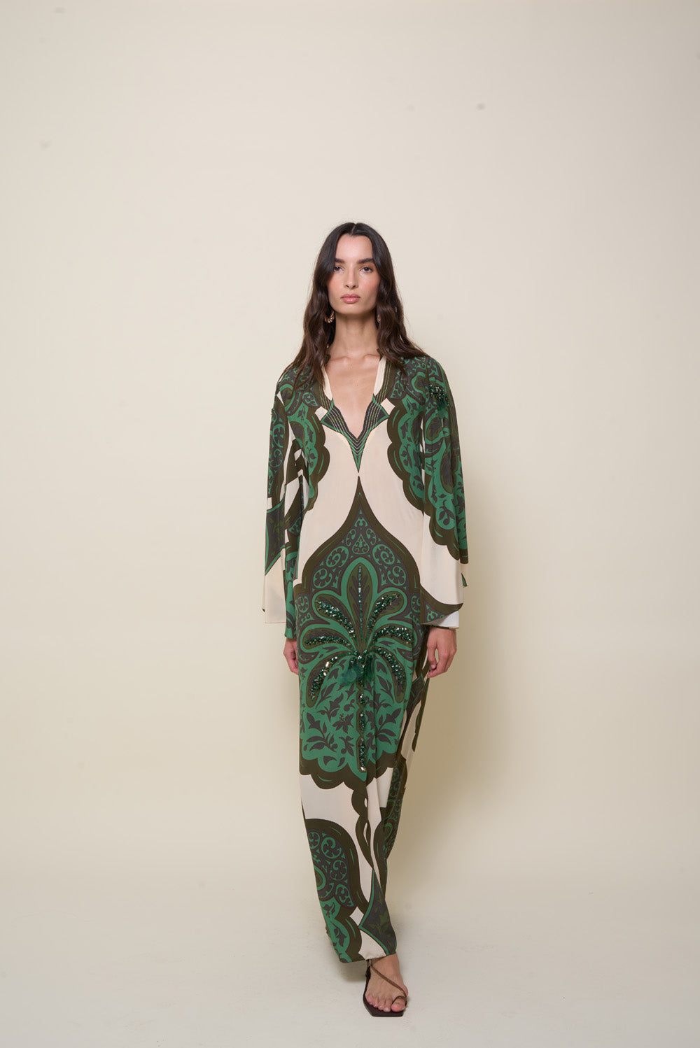 Stylish Floral Print Landscapes Dress for Women - Perfect for Summer Outings, Beach Vacations & Casual Dates