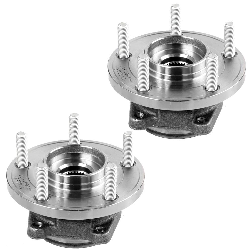 ROADFAR Front Wheel Bearing and Hub Assembly Replacement for 2007-2010 Chrysler Sebring - Pair (513263 X2) - Durable Auto Parts for Smooth Driving & Longevity - DIY Car Repair & Maintenance - Ideal for Daily Commute, Road Trips & Off-Road Safety