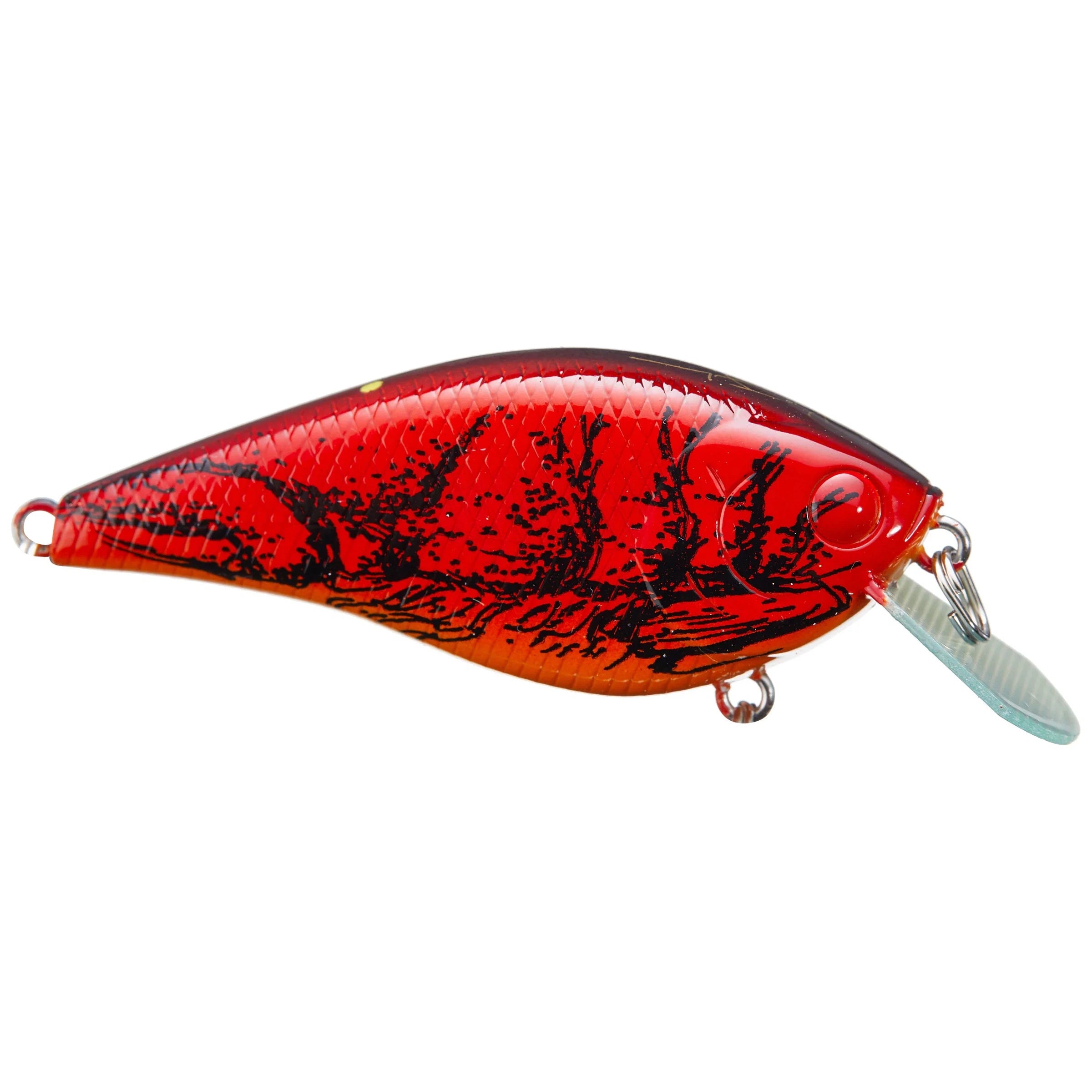 Lucky Craft KJ Flat 1.5 Crankbait Fishing Lure - Topwater Bass Fishing Bait for Freshwater & Saltwater - Perfect for Casting, Trolling and Shore Fishing