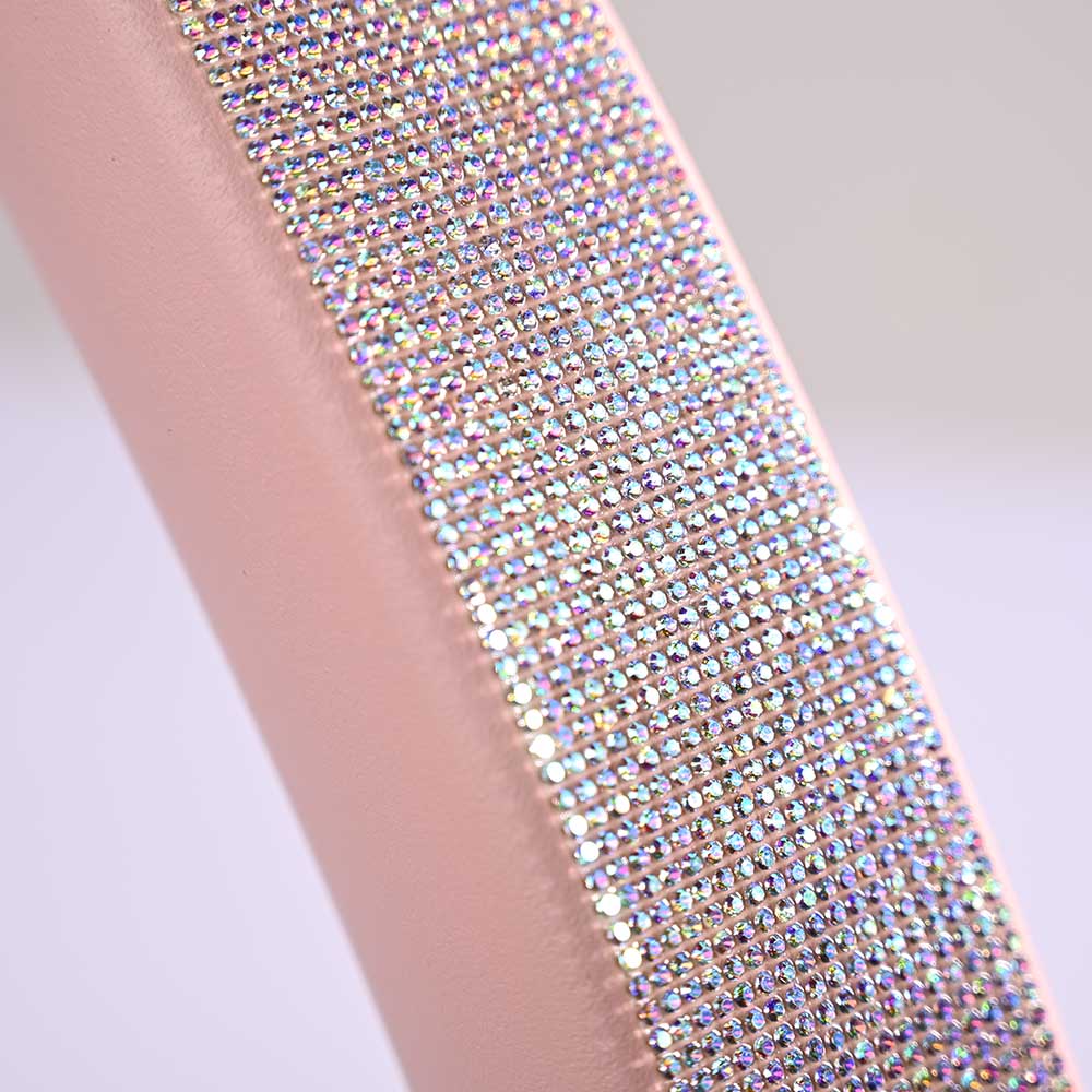 TheLAShop Professional LED Desk Lamp for Nail Tech & Lash Extensions - Adjustable Glitter Pink Light with 3 Brightness Levels - Perfect for Salon, Home Spa & Makeup Vanity