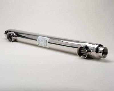Stainless Steel Pool Heat Exchanger SP-300K - Efficient Swimming Pool Water Heater for Inground & Above Ground Pools - Durable & Corrosion-Resistant