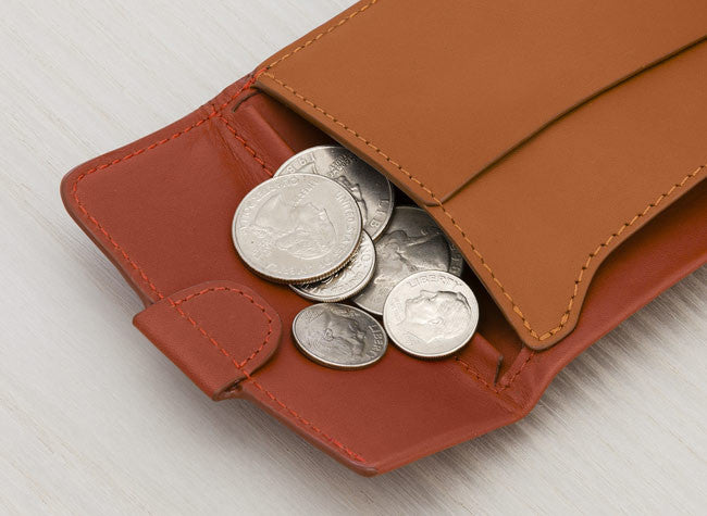 Bellroy Coin Fold Wallet - Slim RFID Blocking Leather Wallet for Men & Women | Perfect for Travel, Everyday Use & Minimalist Lifestyle