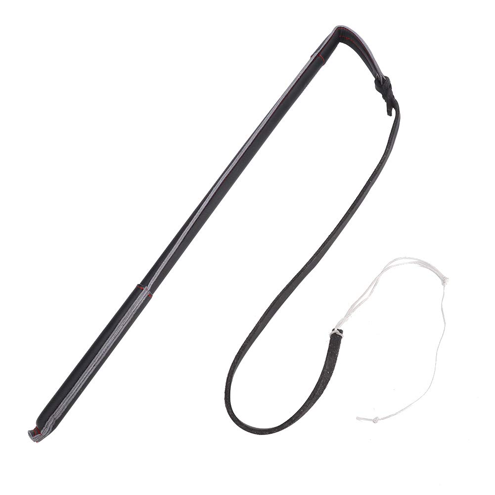 Premium Dog Training Whip - Artificial Cowhide Agitation Stick with Comfort Grip Handle for Medium & Large Dogs | Professional Obedience Tool for Behavior Correction, Agility Training & Outdoor Exercises