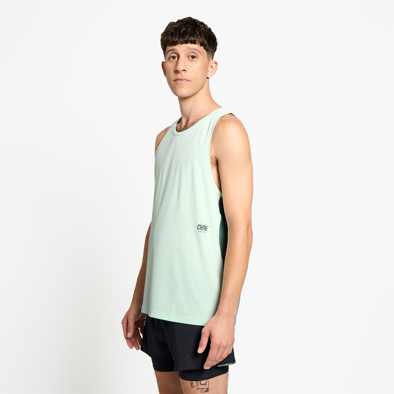Ciele Men's DLY Running Singlet - Lightweight & Breathable Performance Top for Marathon, Training & Workouts