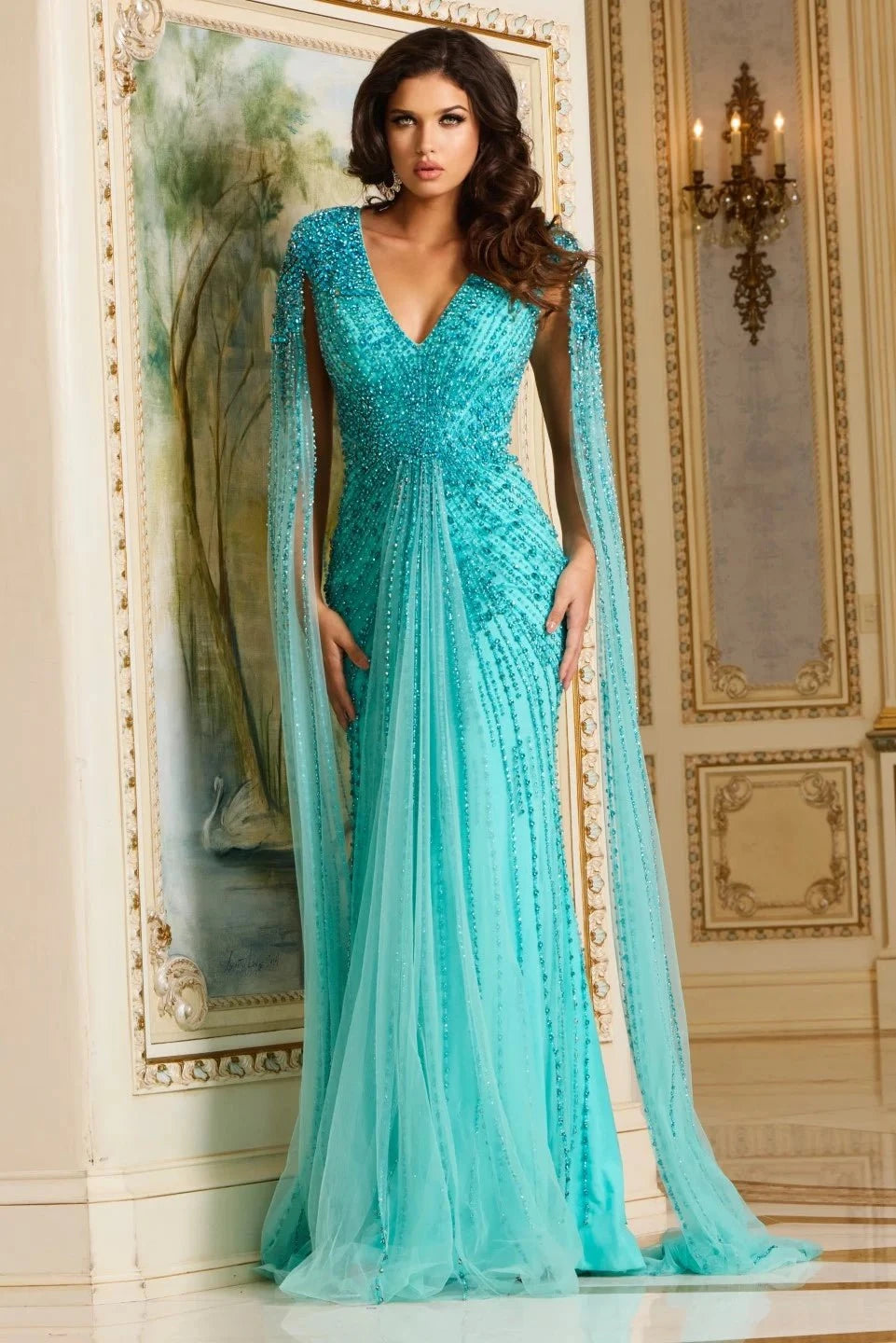 Jovani 38964 Women's Elegant Evening Gown - Perfect for Prom, Homecoming, and Formal Events