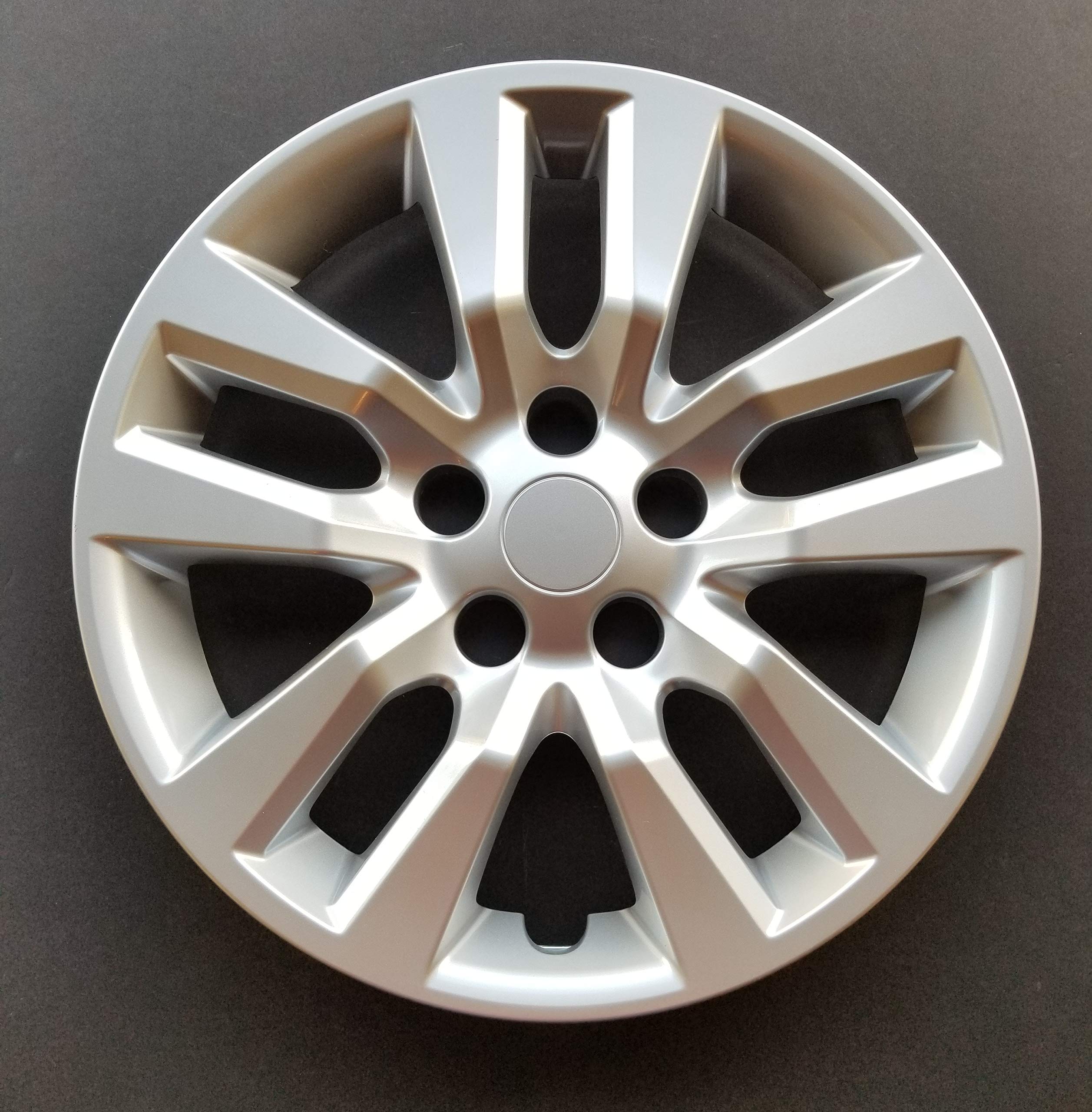 16 Inch 10-Spoke Silver Plastic Wheel Cover Hubcap for 2013-2018 Nissan Altima (1-Piece) - Enhance Your Car's Appearance & Protect Rims from Damage - Perfect for Daily Commuting, Road Trips & All-Weather Protection