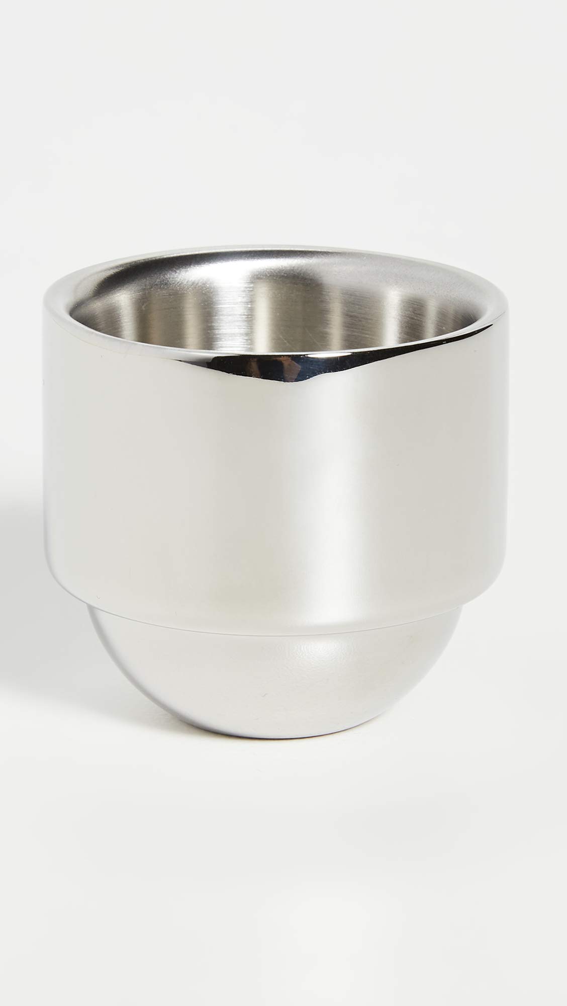 Tom Dixon Brew Espresso Cups - Premium Stainless Steel Coffee Mugs in Sleek Grey (Set of 2) - Perfect for Home Baristas, Coffee Shops & Modern Kitchens