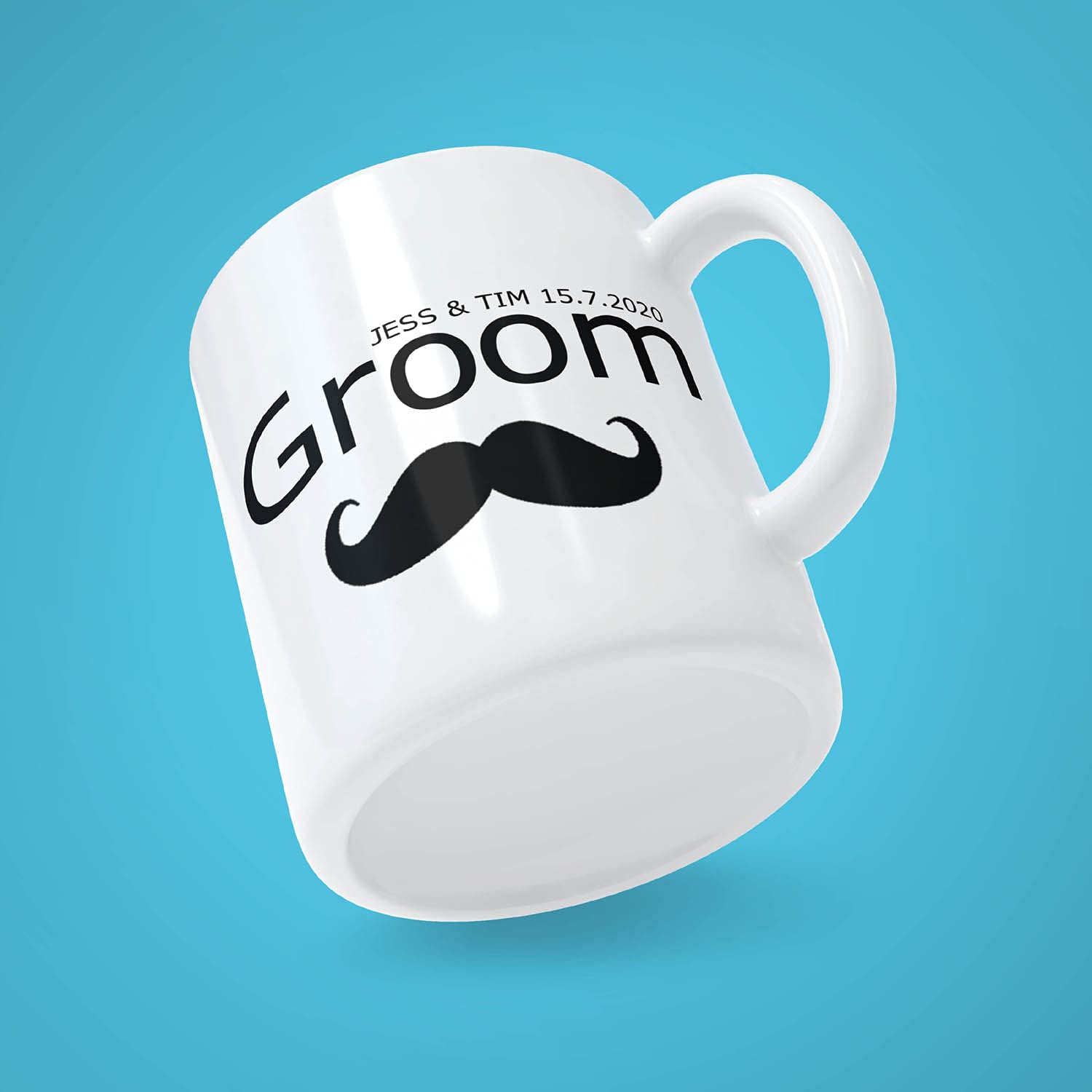 Personalized Coffee Mug for New Brides - Custom Wedding Gift for Bridal Shower, Anniversary & Newlyweds - Perfect for Morning Coffee & Tea at Home or Office