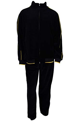 Black W/ Yellow Piping