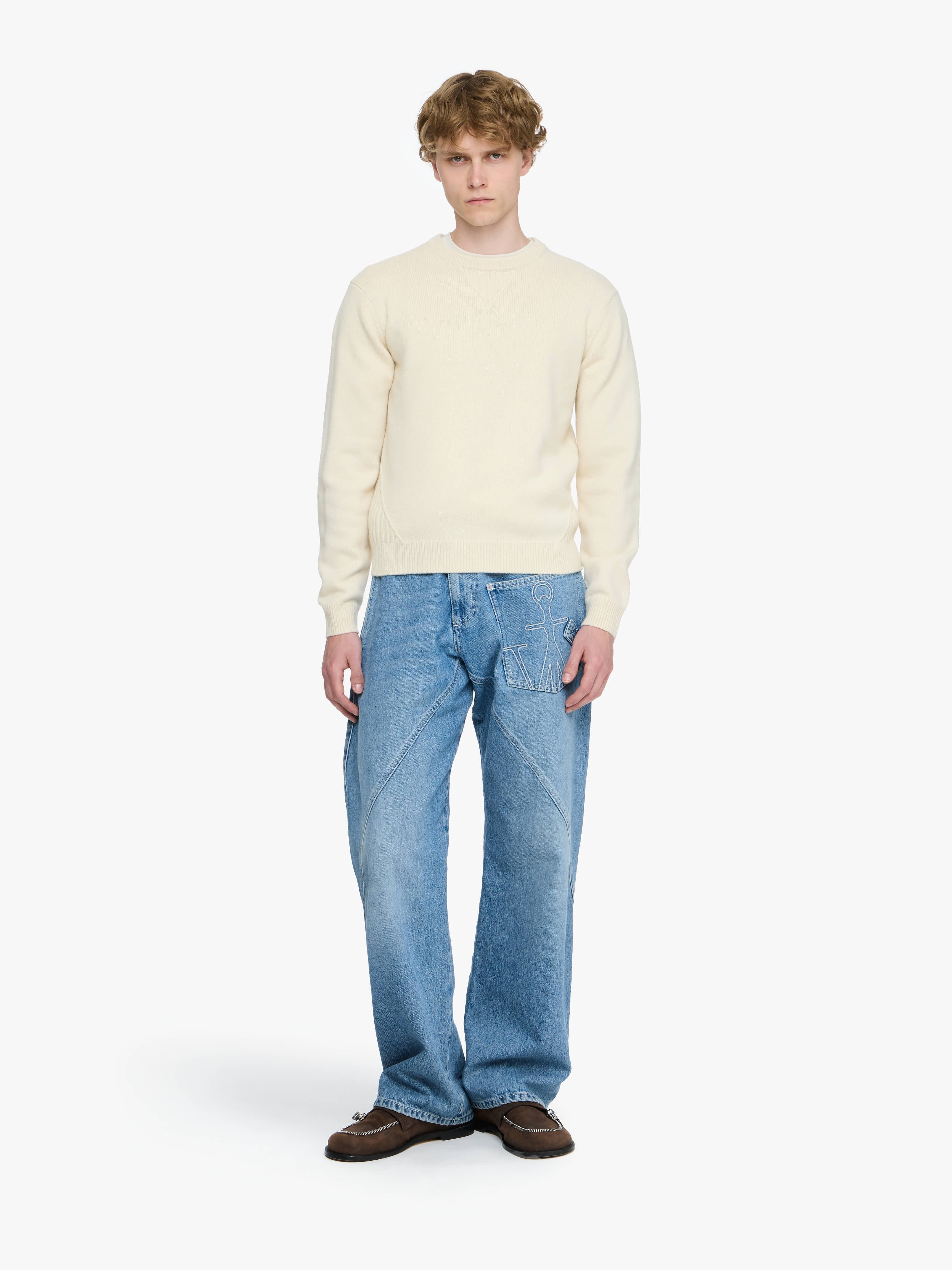Stylish Jersey Detail Jumper - Soft & Comfortable Knit Sweater for Women | Perfect for Casual Outfits, Layering & Cozy Winter Wear