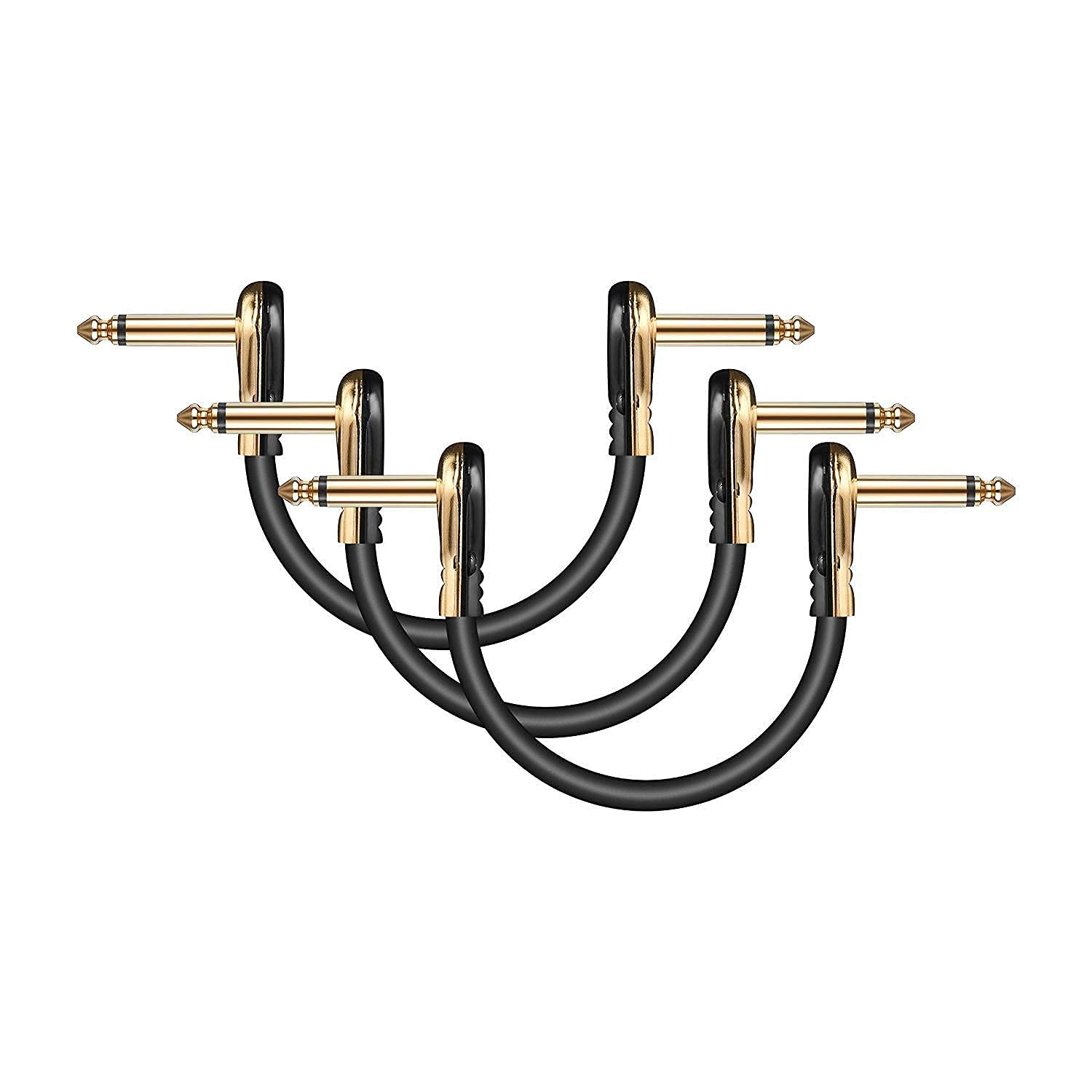 AZOR The Noise Killer Guitar Effect Pedal with 3 Gold-Plated Patch Cables - Professional Noise Reduction for Electric Guitar, Bass & Pedalboard Setup | Perfect for Live Performances & Studio Recording