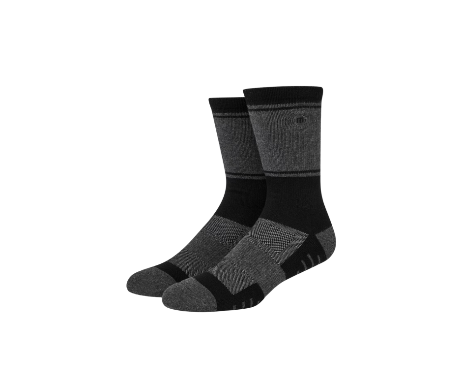 Travis Mathew Baja 2.0 Crew Socks - Premium Performance Athletic Socks for Running, Golf & Casual Wear - Moisture-Wicking & Comfortable for All-Day Use