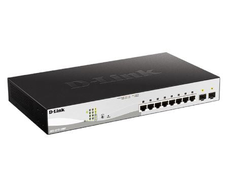 D-Link DGS-1210-10MP 10-Port Gigabit Smart Managed PoE Switch | Network Switch for Home & Office | Ideal for IP Cameras, VoIP Phones & Wireless Access Points