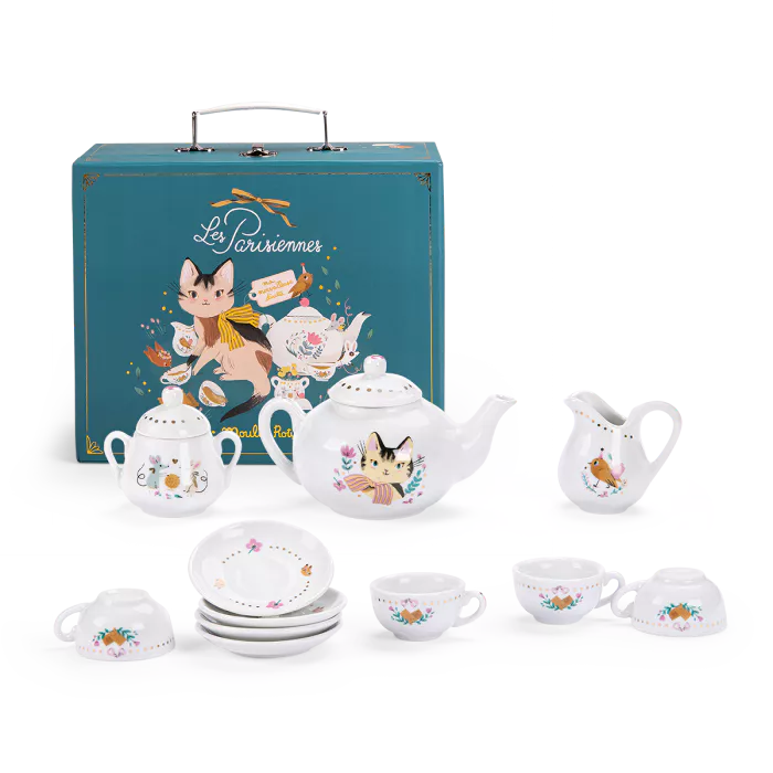 Premium Ceramic Tea Set - Elegant Porcelain Dinnerware for Tea Lovers | Perfect for Afternoon Tea, Gifts & Home Decor