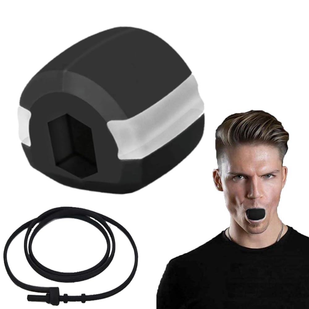 Laxit Jawline Exerciser for Men & Women - Double Chin Reducer, Face Slimmer & Neck Toner - Jawline Shaper Tool for Facial Exercise & Contouring - Perfect for Home, Gym & Travel Use