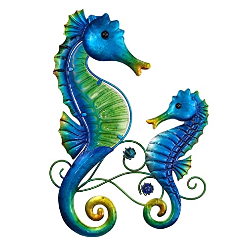 Blue Green Seahorse