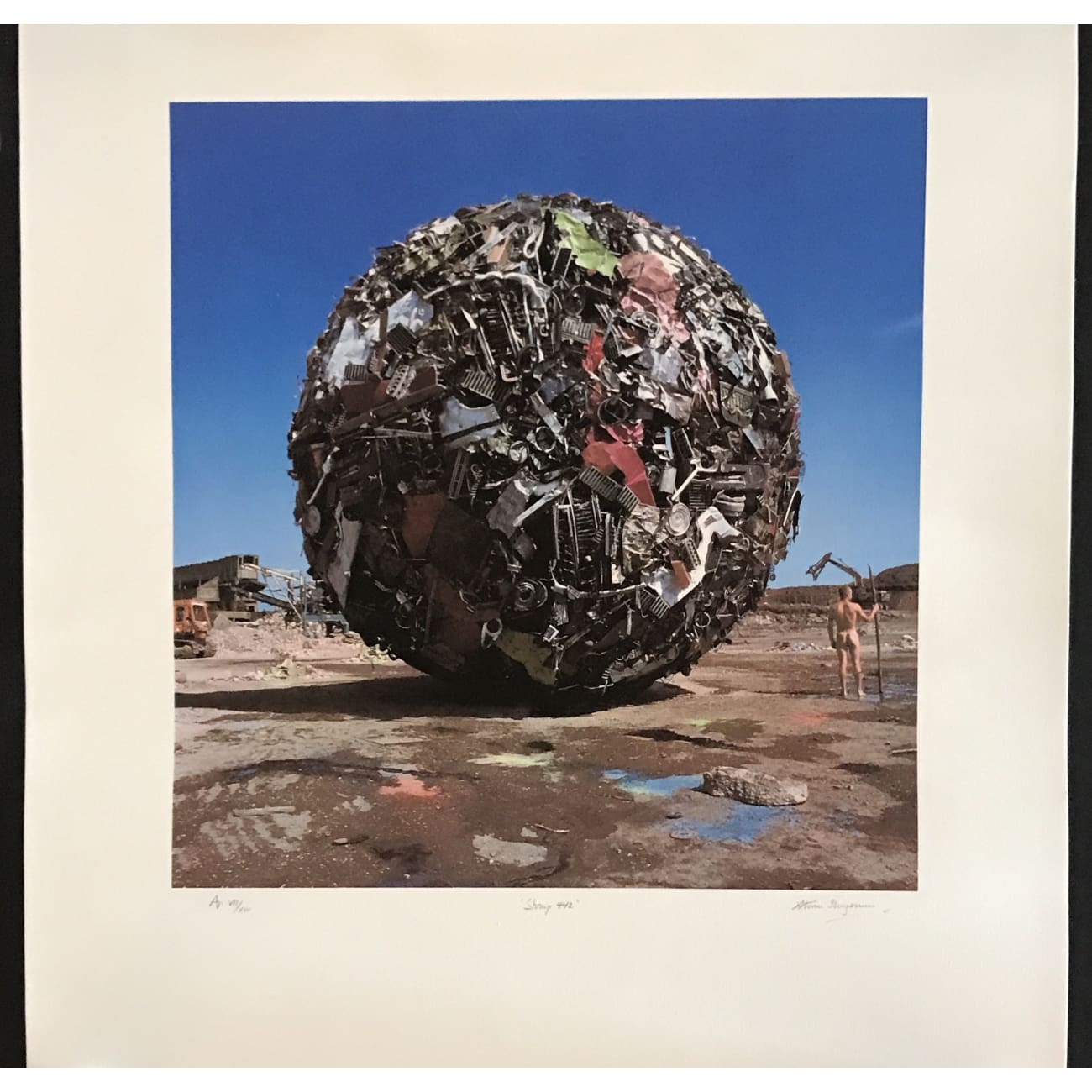 Anthrax Stomp 442 Album Art Limited Edition Artist's Proof #7/13 - Signed by Storm Thorgerson - Rare Collectible Music Memorabilia for Vinyl Records & Rock Music Fans