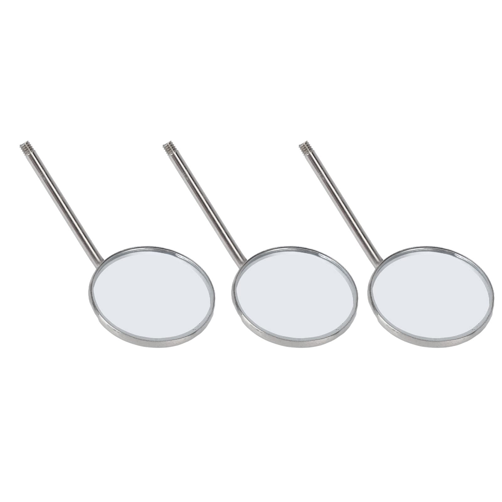 Dental Mouth Mirror Set - 10pcs Heat-Resistant Stainless Steel Dental Inspection Mirrors for Clear Vision | Perfect for Home Dental Care, Professional Use & Oral Health Checkups