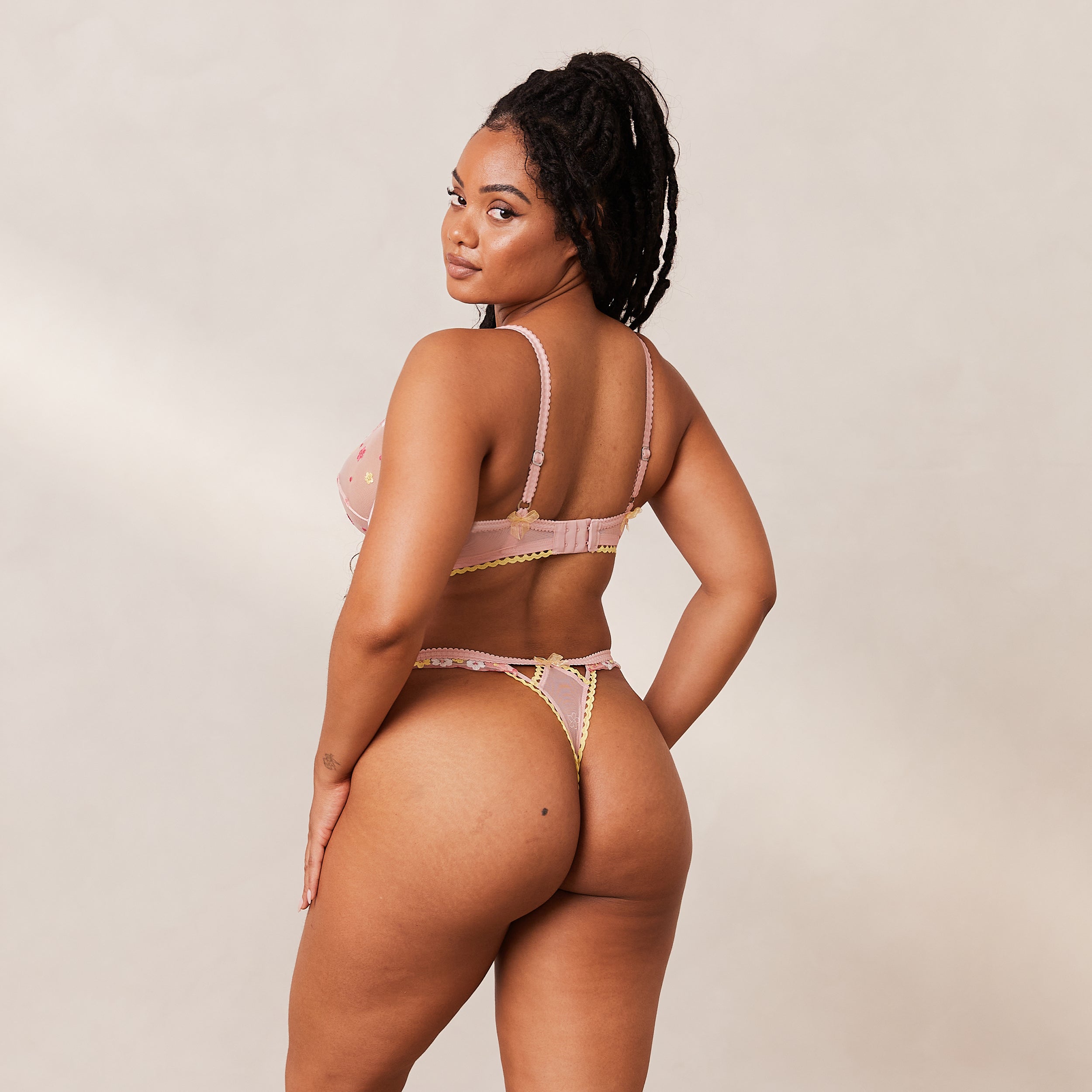 Fleur Balcony Bra - Comfortable Lace Underwire Bra in Pink for Women | Perfect for Everyday Wear, Date Nights & Special Occasions