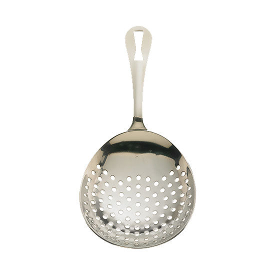 Barfly by Mercer M37028 Julep Strainer - Premium Stainless Steel Cocktail Strainer (6.5 Inch) - Perfect for Mint Juleps, Mojitos & Classic Cocktail Making