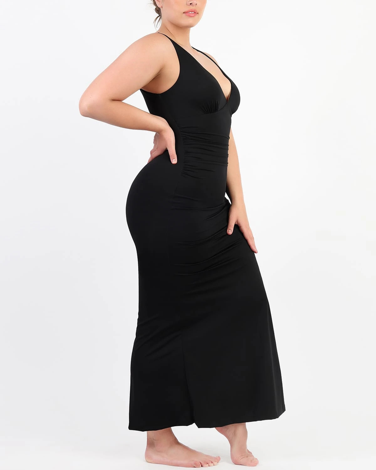 Mermaid Hem Shaping Dress for Women - Slimming Bodycon Dress for Evening Parties, Date Nights & Special Occasions