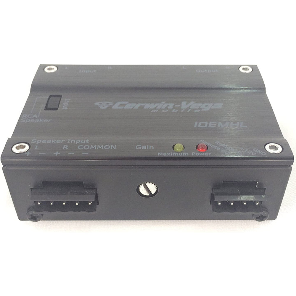 Cerwin Vega IOEMHL 2 Channel Line Output Converter - High Quality Car Audio Converter for Amplifiers | Perfect for Car Stereo Systems & Sound Upgrades