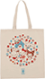 Hello Kitty Team Kitty Tote Bag for Girls - Natural Cotton Canvas Shoulder Bag - Perfect for School, Shopping & Travel Accessories